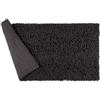 HomeLife - Lussuoso Tappeto Bagno Antiscivolo in Ciniglia [60X120] Tappeto Bagno Assorbente e Extra Morbido, Ideale come Tappeto Doccia Assorbente, Lavabile in Lavatrice [NERO]