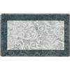 REDS - Tappeto NUVOLA in microfibra, antiscivolo per bagno, camera e cucina - Lavabile in lavatrice - Disponibile in diverse fantasie e colori - 50x80 cm Riccioli Grigi