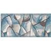 GBiancheria Tappeto Passatoia Universo Jeans by Suardi - Design Moderno Geometrico - Lavabile in Lavatrice - Fondo Antiscivolo - Made in Italy - Collezione Velour (55x190 cm)