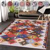NETLINE HOME Tappeto lavabile per soggiorno, tappeto tradizionale a pelo basso, antiscivolo, tappeto da cucina, decorativo, design bohémien, tappeto vintage, pieghevole, per corridoio, camera da letto