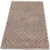 Casatessile Tappeto bagno cotone antiscivolo 60x110 cm. INTRECCIO Assorbente, Soffice, Ecofriendly - VISONE