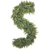 Obelunrp Ghirlande di Natale, 180 cm Realistic Norfolk Pine Garland, Real Touch Cedar Greenery Garland per tavolo, mantello, muro, interno, decorazioni natalizie all'aperto
