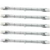 UGEFKMQ 5PC R7S Lampadina Alogena 189mm 500W J Tipo T3 Lampadine 220-240V R7S 189MM 1000W Lampada Alogena da lavoro con lampadine a doppia estremità 750W