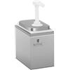 Royal Catering Dispenser per Salse Dosatori per Salse RCDI-2L (2 pompe, 2 x 1 L, Acciaio Inox)