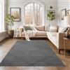 SIMPEX Tappeti a pelo corto, Unicolor - Monocroma, Tappeto Grigio, 240 x 340 cm, Tappeti in stile moderno, Tappeto soggiorno