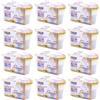 Generico SET 12 vaschette 400 ml assorbi umidità profumate VANIGLIA anti odore deumidificatore sali per bagno cucina camper caravan roulotte ripostiglio dispensa armadio
