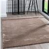 the carpet Grande tappeto moderno a pelo corto, effetto melange, lucido, beige, 200 x 290 cm