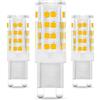 Generic Lampadina LED, 3x lampada LED G9 1000 lumen, senza sfarfallio, lampada LED sostitutiva 10 W Lampada alogena 100 W, lampadina G9 100-130 V / 220-240 V, dimmerabile