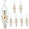 ZYUJIA Lampadine a Candela LED E14 Lampadine a LED con Candelabri a Vite Piccola 10W Non Dimmerabili Lampadario Bianco Freddo 6000K Lampade a Risparmio Energetico(Equivalente a 90W) 6 Pacchi