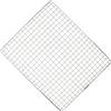 DOITOOL - Griglia di raffreddamento e tostatura, in acciaio inox, resistente, per arrostire la cottura al forno e barbecue (26 x 32 cm)