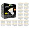 CLAR - Lampadine GU10 LED, Faretti GU10, GU10 LED 3000K 6W (Pack 100)