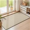 LEKEEPGO Zerbino Ingresso Interno 60x120cm, Tappeto Ingresso Interno Antiscivolo, Tappeti Lavabile, Tappetino Assorbente per Casa Porta, Entrata, Corridoio, Grigio
