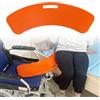 Piashow Scivolo per sedia a rotelle, supporto per il trasferimento dei pazienti disabili, in acciaio ABS, portata 150 kg