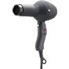 GAMMAPIU' Asciugacapelli Professionale Barber Phon Nero Opaco, Generatore Ionico, Phon per Barba e Baffi, Leggero, Potente, Fon Tecnologia a Ioni, W 1800-2000