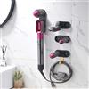 Luvitory Supporto da parete per Dyson Airwrap Styler capelli ferro arricciacapelli barili e spazzole, organizer in metallo, ferro arricciacapelli e accessori organizer per casa, camera da letto e bagno