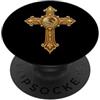 Stemma cristiano del Messico Croce cristiana cattolica del Messico - Stemma messicano PopSockets PopGrip Adesivo