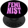 Grandio Design Feminism & Feminist Gifts Femminista Femminista Simbolo di genere Uguaglianza Femminismo Modello Rosa PopSockets PopGrip Adesivo