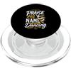 Bible Verse Dancing Lover Designs Lodare il suo nome con ballerino religioso danzante PopSockets PopGrip per MagSafe