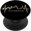 Firenze Skylines per gli italiani e i Fl Firenze Skyline Italia Battito del Cuore Amo Firenze PopSockets PopGrip Adesivo