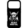 Funny 80s Vintage Punk Rock Music Concer Custodia per iPhone 17 Pro Highland Cow, Rockstar, cantante rock, regalo per uomini, donne e bambini