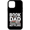 Bookworm Reading Introvert Book Lover Li Custodia per iPhone 12 mini Lettura Libro Girare Pagine Non Piani Citazione