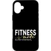 Cool Weightlifter Humor Birthday Holiday Custodia per iPhone 16 Plus Divertente regalo da palestra per ratti da allenamento, fitness, stacco da terra, per uomini, donne e bambini