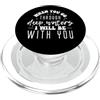 Deep Waters Isaiah 43 Cool Retro Sapphir Deep Waters Isaia 43 Christian Faith Bibbia Verso Cool Retro PopSockets PopGrip per MagSafe