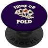 Funny Poker Outfits for Halloween Trick or Fold Divertente Giocatore di Poker Halloween PopSockets PopGrip Adesivo