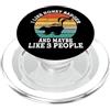 I Like Honey Badger And Maybe 3 People Mi piace miele tasso e forse 3 persone divertente retrò PopSockets PopGrip per MagSafe