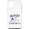 skydiving fall jump fly tandem parachute Custodia per iPhone 12/12 Pro Il salto con il paracadute mi rende alto