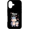 Mommy Hippopotamus Birthday Mother's Day Custodia per iPhone 17 Mama to Be Funny Ippopotamo Mamma Mamma Madri Regalo Donne Ragazze