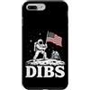 Modern Moon Exploration Science Apparel Custodia per iPhone 7 Plus/8 Plus Luna Astronauta Dibs Artemide Missione Lunare Spazio Scienza Arte