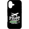 New Pilot Aviator Flying Airplane Lover Custodia per iPhone 17 Future Pilot in Progress, regalo di laurea per studenti di aviazione