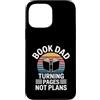 Bookworm Reading Introvert Book Lover Li Custodia per iPhone 13 Pro Max Lettura Libro Girare Pagine Non Piani Citazione