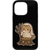 ghost cat stump stars cute Halloween pum Custodia per iPhone 13 Pro Gatto fantasma su moncone con stelle