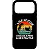 I Like Coffee, My Beagle And Maybe Like Custodia per iPhone 17 Pro Max Mi piace il caffè, il mio beagle e forse piace 3 persone retrò