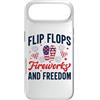 Flip Flops Fireworks And Freedom 4th Of Custodia per iPhone Air Infradito Fuochi D'artificio E Libertà 4 Luglio