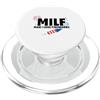 MILF Man I Love Fireworks 4th of July MILF Man I Love Fireworks 4 luglio divertente 4 luglio PopSockets PopGrip per MagSafe