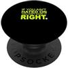 Matching Green Color Graphic Tee Colore verde You Can Hate Me Now Grafica verde PopSockets PopGrip Adesivo