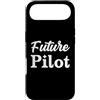 New Pilot Aviator Flying Airplane Lover Custodia per iPhone Air Future Pilot in Progress, regalo di compleanno per studenti di aviazione