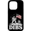 Modern Moon Exploration Science Apparel Custodia per iPhone 15 Pro Luna Astronauta Dibs Artemide Missione Lunare Spazio Scienza Arte