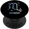 Birthday Gift Ideas For Astrology Fans Z Scorpione Zodiaco PopSockets PopGrip Adesivo