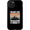 Funny Rock Collecting Gift Geologist Custodia per iPhone 11 Pro Rock Collector Geology Design per uomo donna Rockhounds