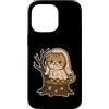ghost cat stump stars cute Halloween pum Custodia per iPhone 14 Pro Max Gatto fantasma su moncone con stelle