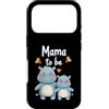Mommy Hippopotamus Birthday Mother's Day Custodia per iPhone 17 Pro Mama to Be Funny Ippopotamo Mamma Mamma Madri Regalo Donne Ragazze