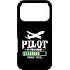 New Pilot Aviator Flying Airplane Lover Custodia per iPhone 17 Pro Future Pilot in Progress, regalo di laurea per studenti di aviazione