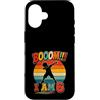 Booom Birthday Kids Retro Party Custodia per iPhone 16 Booom I Am 6 6° compleanno Dabbing Boy Retro
