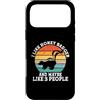 I Like Honey Badger And Maybe 3 People Custodia per iPhone 17 Pro Max Mi piace miele tasso e forse 3 persone divertente retrò