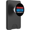4th of July Fireworks Director I Run You Direttore dei fuochi d'artificio I Run You Run PopSockets PopWallet per MagSafe