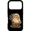 ghost cat stump stars cute Halloween pum Custodia per iPhone 17 Pro Gatto fantasma su moncone con stelle